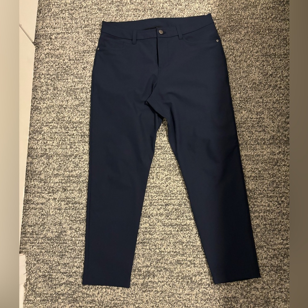 Lululemon ABC Slim-Fit Blue Pants